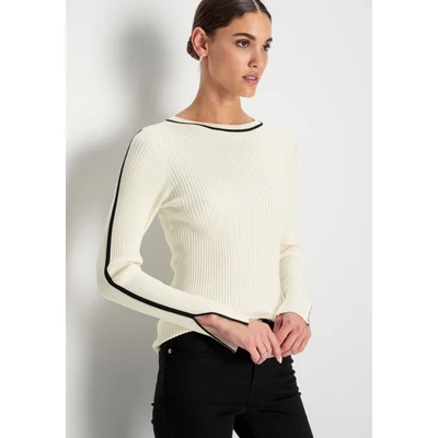 Abbildung von HECHTER PARIS Strickpullover, mit Kontrastdetails NEUE KOLLEKTION