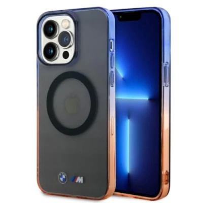 Abbildung von BMW BMHCP15XSLLBK Hülle für iPhone 15 Pro Max 6.7&quot; Schwarz Leather Hot Stamp