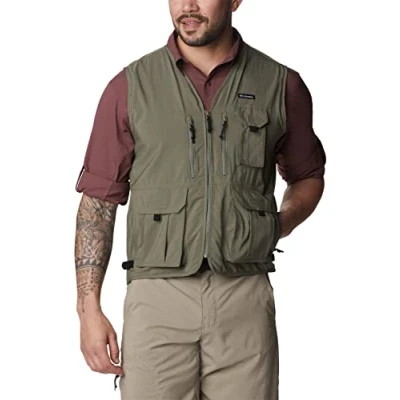 Abbildung von Columbia Silver RIDGE Utility VEST Weste, Herren, Größe: Large, Stone green