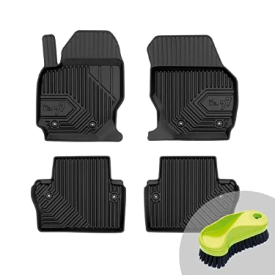Abbildung von FROGUM No.77 Gummimatten Ganzjahresset von Auto Fußmatten Autofussmatten für Volvo V70 III 2007 2016, XC70 II 2014 2016 Langlebiges TPE Material