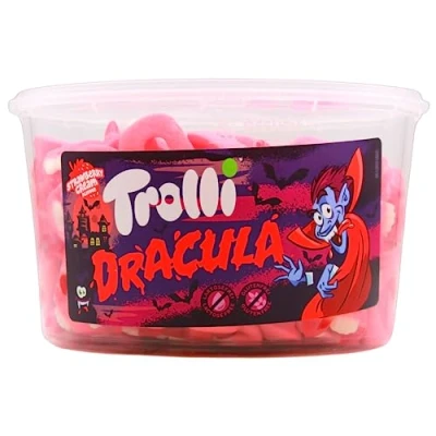 Abbildung von Trolli mini Dracula Schaumzucker Gummibonbons, 3er Pack (3 x 1050g)