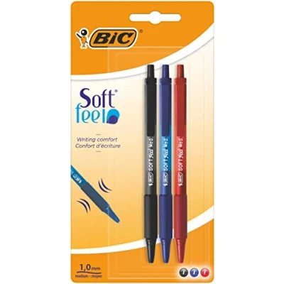 Abbildung von Dlugopis Soft Feel Click Grip Fine mix kolorów 3 sztuki