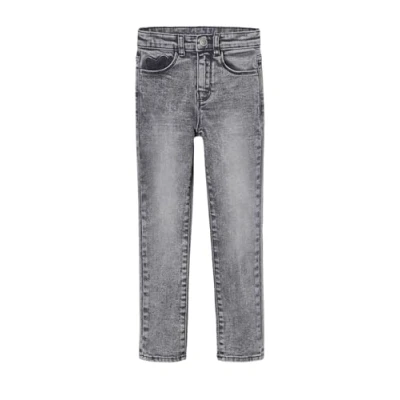 Abbildung von Vertbaudet Jeans Slim Fit für Kinder, Größe: 134, Grauer denim
