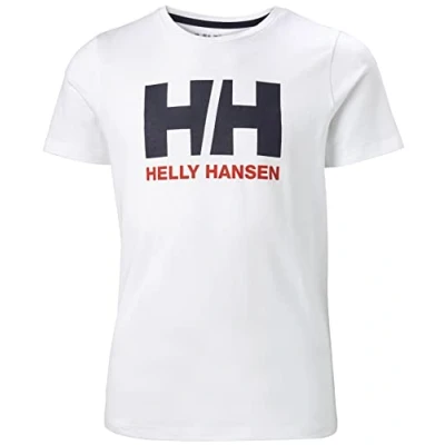 Abbildung von Helly Hansen JR Logo T Shirt Weiß 176