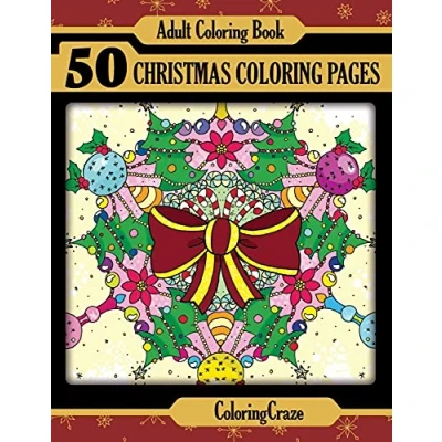 Abbildung von Adult Coloring Book: 50 Christmas Pages (Christmas Collection, Band 1)