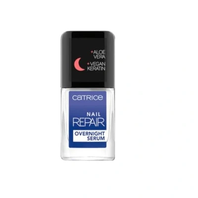 Abbildung von Catrice Nail Repair Overnight Serum, Care, Nagelpflege, transparent, pflegend, schützend, reparierend, glättend, mit Ölen, ohne Aceton, vegan, Mikroplastik Partikel frei (10,5ml)