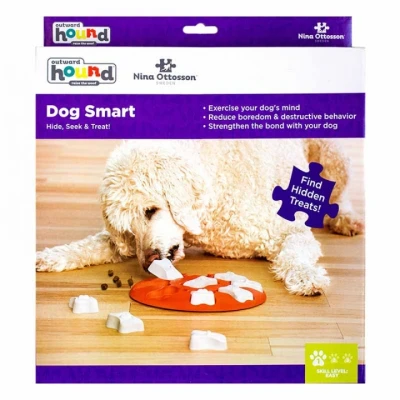 Abbildung von Nina Ottosson Aktivitätsspielzeug Dog Smart Level 1 Rot/Weiß