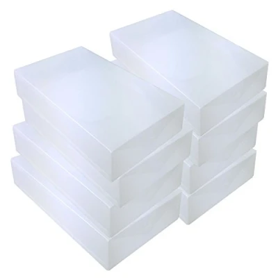Abbildung von Dynasun Schubladenbox Schuhbox PP384, (8 St), Transparente Schuh und Stiefel Aufbewahrungsbox für Schuhe,