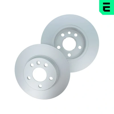 Abbildung von OPTIMAL BS 5580C Bremsscheibe Hinterachse 280 12 5/6 voll beschichtet VOLKSWAGEN: TRANSPORTER 4 Kastenwagen, Bus