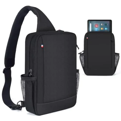 Abbildung von Tablet Schultertasche für Amazon Fire Max 11/Fire HD 10 Plus 20232021, iPad Pro M4 11 Zoll / Air M2 2024, 10. Generation, 5, Samsung Galaxy Tab S9, S8