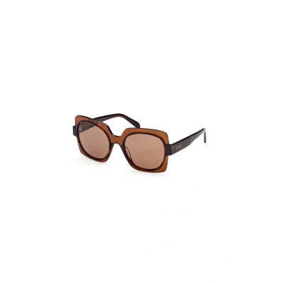 Abbildung von Emilio Pucci Sonnenbrille, Damen, Größe: One Size, marrone chiaro