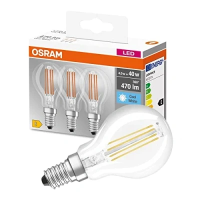 Abbildung von Osram Led retrofit classic p 40 4w/840 230 fl e14 set van 3 stuks 4058075819733