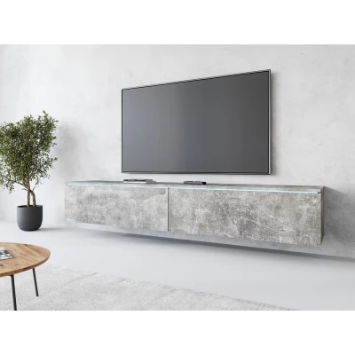Abbildung von INOSIGN Lowboard &quot;LOWBOARD VERA&quot;, moderne grifflose TV Board, Schrank 180 cm, stehend und hängend
