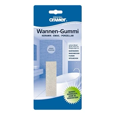 Abbildung von Cramer 83960 0, Reinigungs Gummi für Sanitär Keramik und Stahl Email Wannen