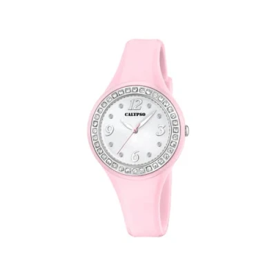 Abbildung von Calypso Watches Damen Analog Quarz Uhr mit Plastik Armband K5567/C