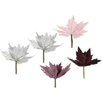 Abbildung von I.GE.A. Kunstblume &quot;Poinsettia&quot;, Kunstblume, Dekoblume, 5er Set