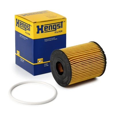 Abbildung von HENGST FILTER E60H D110 Ölfilter Filtereinsatz OPEL: Corsa E Schrägheck, Combo C Kasten / Kombi, D FIAT: 500X, Qubo, Doblo II Kombi