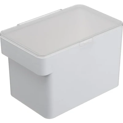 Abbildung von Yamazaki Futterbehälter &quot;Tower&quot; Futterbox 19x19x30cm mit Dosierbecher, Kunststoff, Aufbewahrung für Trockenfutter, Box 3,5kg, luftdicht verschließbar