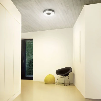Abbildung von Steinel Connect LED Deckenleuchte RS 200 SC, smarte Wandleuchte, Bewegungsmelder, dimmbar, bedienbar per App, Zeitplan, 17.1 W, 3000 K, Anthrazit