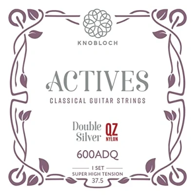 Abbildung von KNOBLOCH STRINGS 600ADQ ACTIVES Double Silver QZ Nylon Super High Tension 37.5