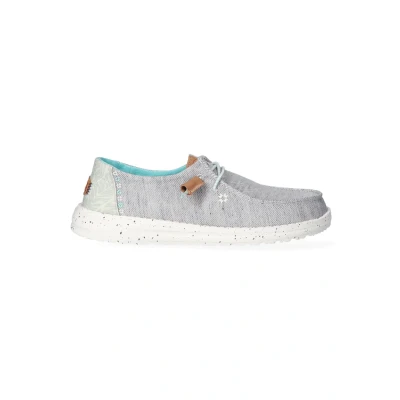 Abbildung von HEYDUDE Halbschuhe Damen Wendy Heathered Slub Tropical Grau 43 Canvas