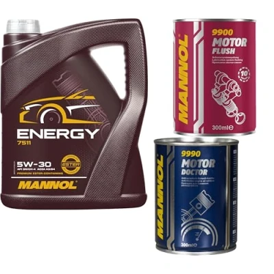 Abbildung von 5L Motoröl MANNOL Energy 5W 30 1xMotor Doctor + Motor Flush