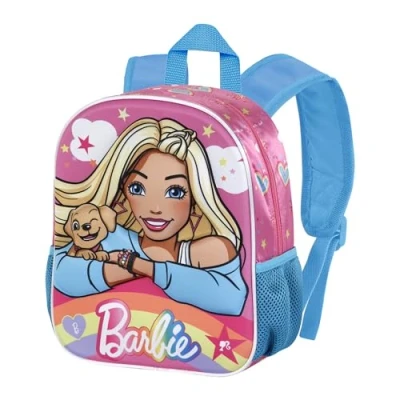 Abbildung von Barbie Rainbow Kleiner 3D Rucksack, Rosa, 26 x 31 cm, Kapazität 8,5 L