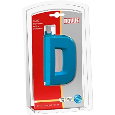 Abbildung von Novus Locher E210 Kunststoff/Metall 1.0mm/10 Blatt (Blister) petrol
