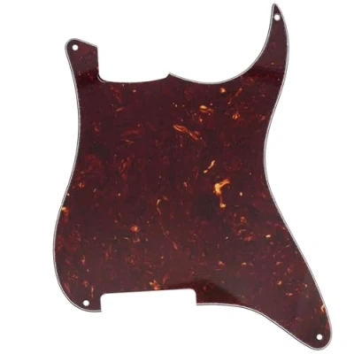 Abbildung von Musiclily 4 Löcher Gitarre Schlagbrett Rohmaterial ST Pickguard für Strat Style E Gitarre,4 lagig Tortoise Shell