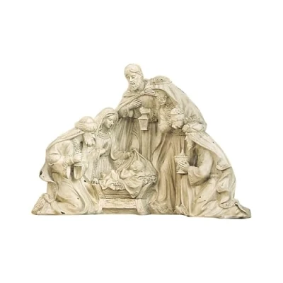 Abbildung von Loberon Krippenfigur Nylara, Handbemalte Details, Meisterhaft Geformt, Antik Finish, Weihnachten, Weihnachtsdekoration, Weihnachtsfiguren, Polyresin, Creme
