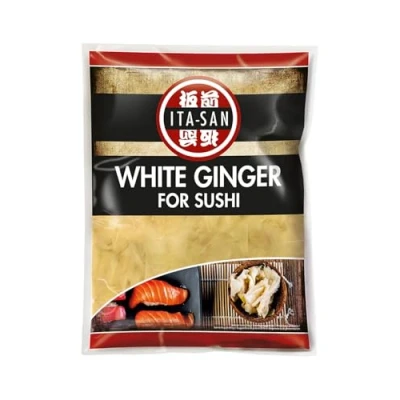 Abbildung von ITA SAN SUSHI Ingwer WEIß / WHITE GINGER FOR 1kg Abtropfgewicht