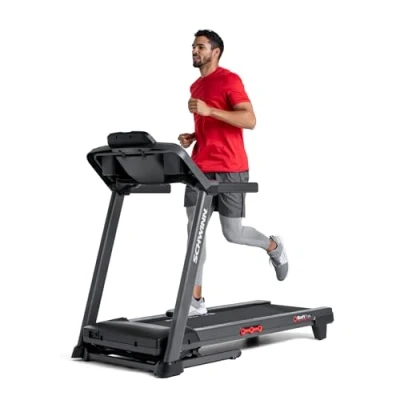 Abbildung von Schwinn Fitness Laufband 510T, Elektrische Steigungsverstellung von 0 10%, Soft Drop Klappsystem und Dämpfung