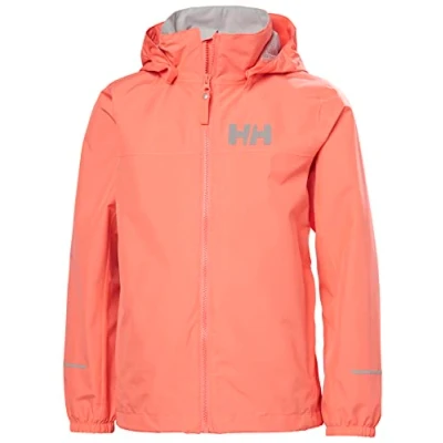 Abbildung von Helly Hansen Jr Juell Rain Jacket Peach Echo Junior Unisex 14