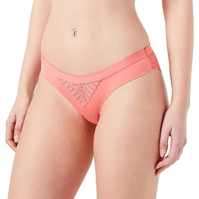 Abbildung von Triumph Women&#039;s Aura Spotlight Brazilian Unterwäsche, Sugar Coral, 44