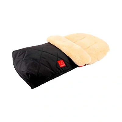 Abbildung von Lammfell Fußsack Natura, black