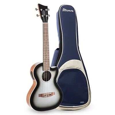 Abbildung von GEWA Tenor E Akustik Ukulele Manoa R TE CE Silver Shadow mit Gig Bag