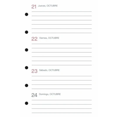 Abbildung von Miquelrius Umfassender Jahreskalender 2024, Wochenansicht, Größe Caddy 80 x 120 mm, Spanisch, Portugiesisch und Englisch