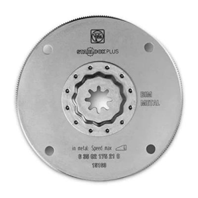 Abbildung von FEIN 63502175210, Sägeblatt, Kupfer, Glasfaserverstärkter Kunststoff, Metall, Kitt, Holz, Hochgeschwindigkeitsstahl (HSS), MultiMaster QuickStart (FMM 350 QSL), Top MultiMaster..., 10 cm, 1 Stück(e)