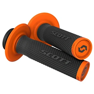 Abbildung von Scott SX II MX Motorrad Griffe inkl. Cam Set schwarz/orange