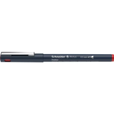 Abbildung von 6 x Schneider Fineliner Pictus 0,2mm rot