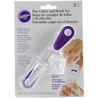 Abbildung von Wilton Tasche Cutter und Pinsel Set Weiß