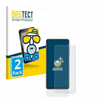 Abbildung von BROTECT Entspiegelungs Schutzfolie für Xiaomi Poco X3 NFC (2 Stück) Matte Displayschutz Folie, Anti Reflex, Fingerprint