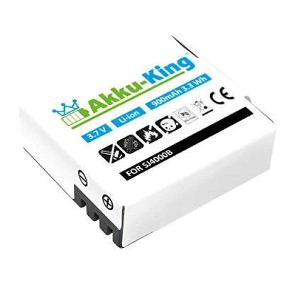 Abbildung von Akku King kompatibel mit SJCAM M10, SJ4000, SJ5000, SJ5000 Plus, SJ6000, SJ7000, SJ9000 Li Ion 900mAh