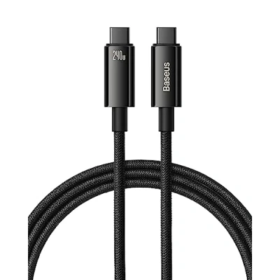 Abbildung von Kabel USB C do Baseus Tungsten Gold 240W 1m (czarny)