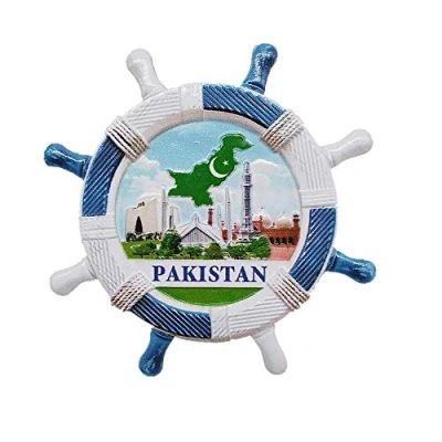 Abbildung von 3D Kühlschrankmagnet, Pakistan, Souvenir, Geschenk, Heim, Küche, Kühlschrank, Dekoration, magnetische Aufkleber Kollektion