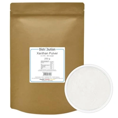 Abbildung von Xanthan Pulver 250g Verdickungsmittel Bindemittel für Soßen, Eis, Marmelade, Kosmetik Vegan