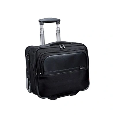 Abbildung von Lightpak 46101 Business Trolley Executive Line Bravo 1, aus strapazierfähigem Nylon, ca. 41 x 37 24 cm, schwarz