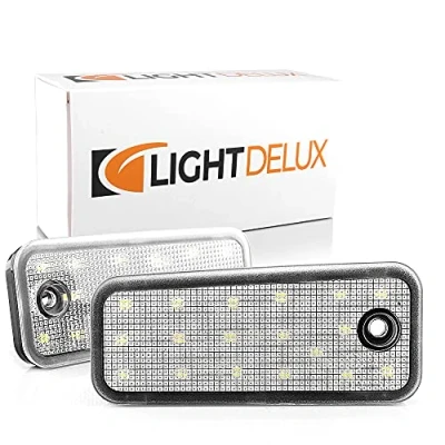 Abbildung von LIGHTDELUX Ersatz für LED Kennzeichenbeleuchtung Nummernschildbeleuchtung ohne Fehlermeldung mit E Prüfzeichen V 032115