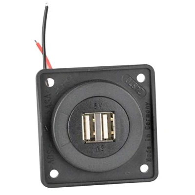Abbildung von Berker FRA321278 Integro Doppel USB Ladesteckdose SB