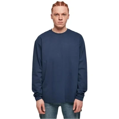 Abbildung von Urban Classics Ultra Heavy Langarmshirt, Herren, Größe: Small, Darkblue